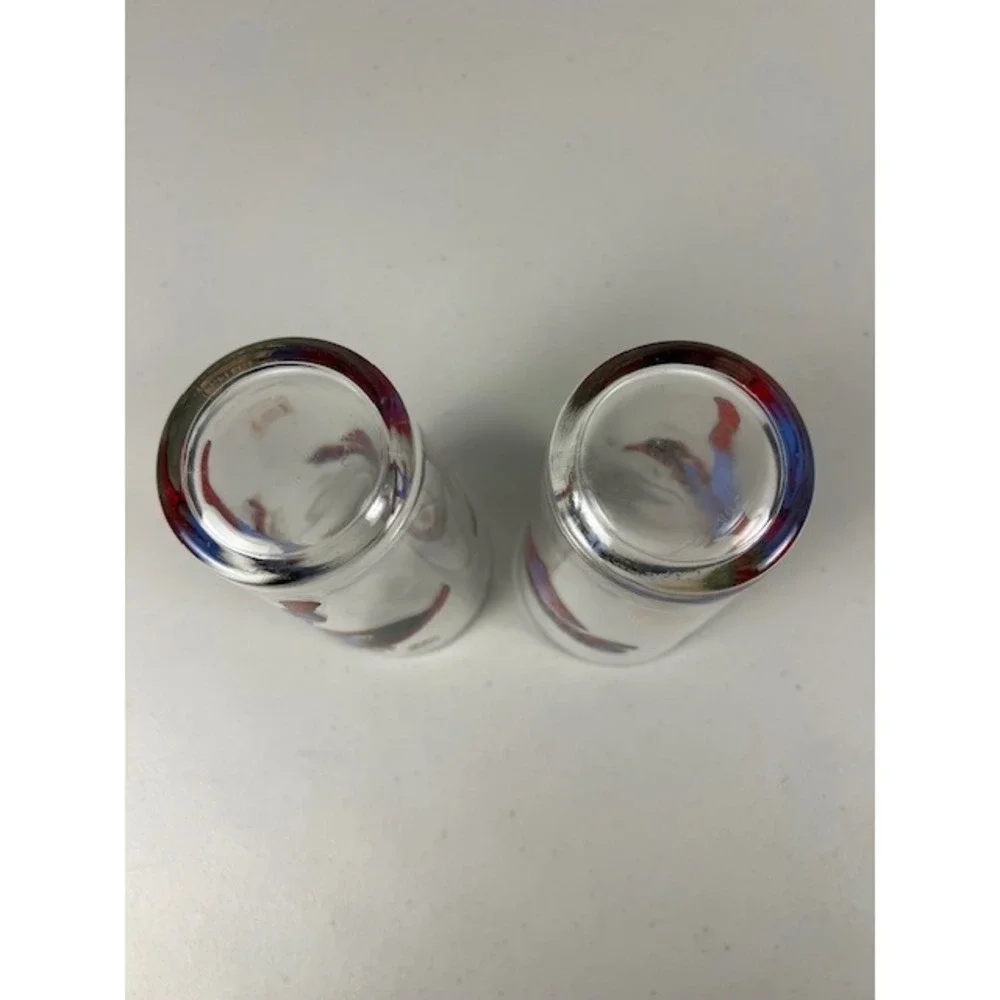 Vintage 1975‎ Pepsi Collector Series Superman Glasses Set of 2 DC Comics